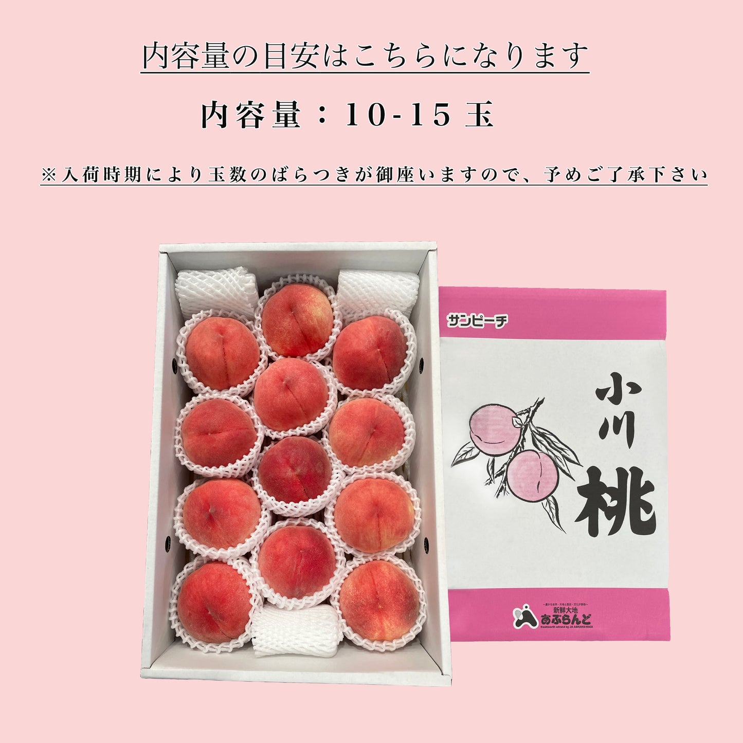 太陽の恵みを直接受け育つ高糖度の桃 小川の桃 「サンピーチ」