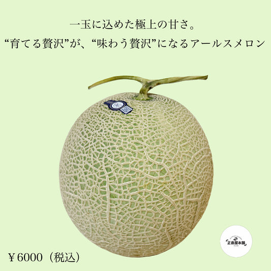 一玉に込めた極上の甘さ。“育てる贅沢”が、“味わう贅沢”になるアールスメロン